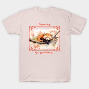 Sleeping red panda T-Shirt